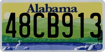 AL license plate 48CB913