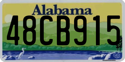 AL license plate 48CB915