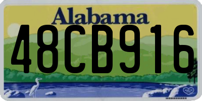 AL license plate 48CB916