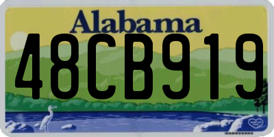 AL license plate 48CB919