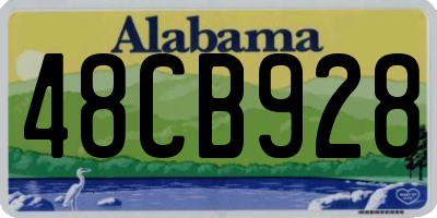 AL license plate 48CB928
