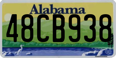 AL license plate 48CB938
