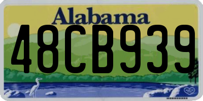 AL license plate 48CB939