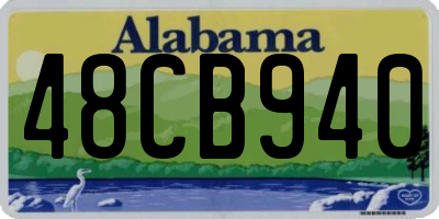 AL license plate 48CB940
