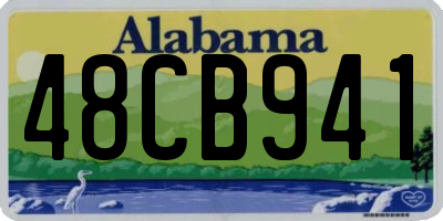 AL license plate 48CB941