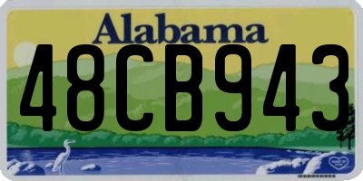 AL license plate 48CB943