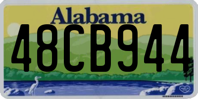 AL license plate 48CB944
