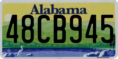AL license plate 48CB945