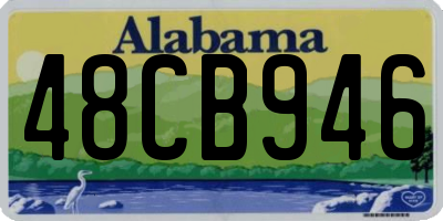 AL license plate 48CB946
