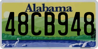 AL license plate 48CB948