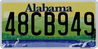 AL license plate 48CB949
