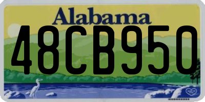 AL license plate 48CB950