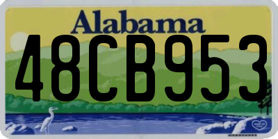 AL license plate 48CB953