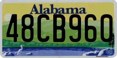 AL license plate 48CB960