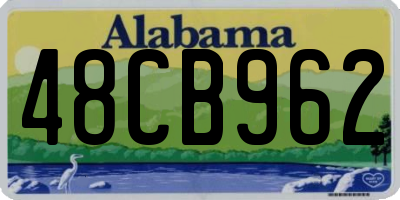 AL license plate 48CB962