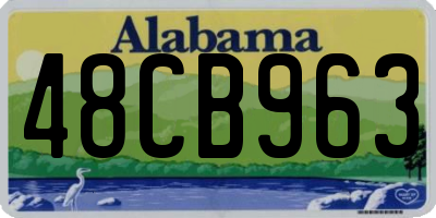 AL license plate 48CB963