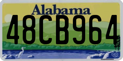 AL license plate 48CB964