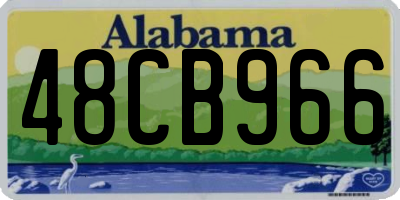 AL license plate 48CB966
