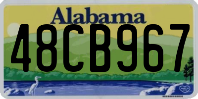 AL license plate 48CB967