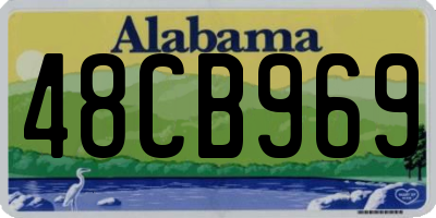 AL license plate 48CB969