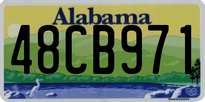 AL license plate 48CB971