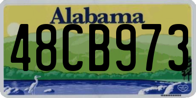 AL license plate 48CB973