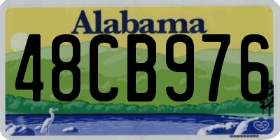 AL license plate 48CB976