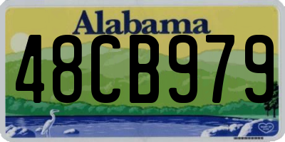 AL license plate 48CB979