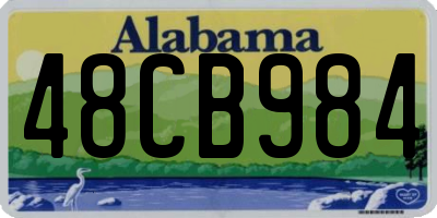 AL license plate 48CB984