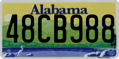 AL license plate 48CB988