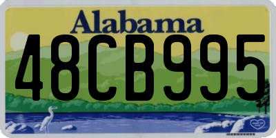 AL license plate 48CB995