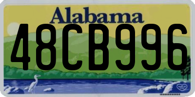 AL license plate 48CB996