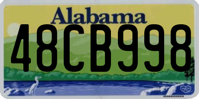 AL license plate 48CB998