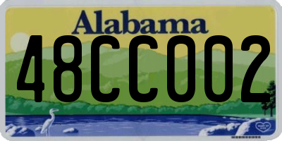 AL license plate 48CC002