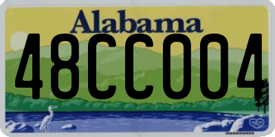 AL license plate 48CC004