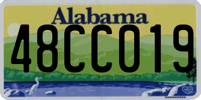 AL license plate 48CC019