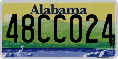 AL license plate 48CC024