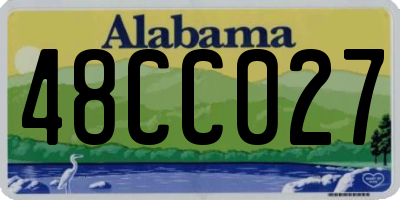 AL license plate 48CC027
