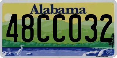 AL license plate 48CC032