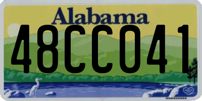 AL license plate 48CC041