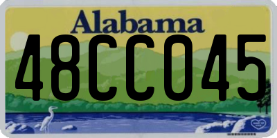AL license plate 48CC045