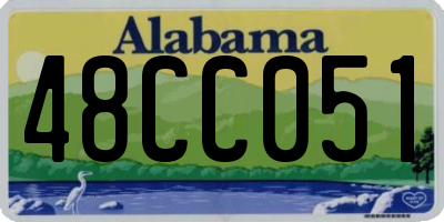 AL license plate 48CC051