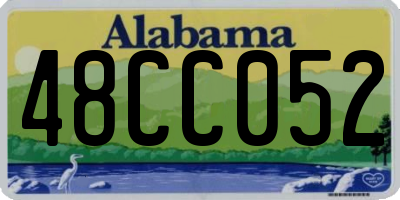 AL license plate 48CC052