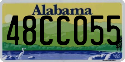 AL license plate 48CC055