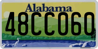 AL license plate 48CC060