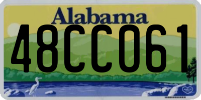 AL license plate 48CC061