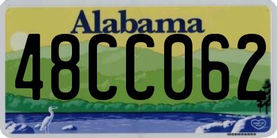 AL license plate 48CC062