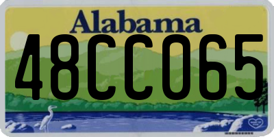 AL license plate 48CC065