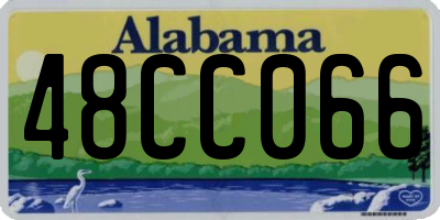 AL license plate 48CC066