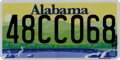 AL license plate 48CC068